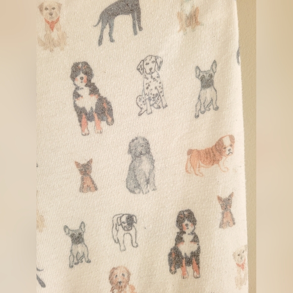 P.J.Salvage Dogs Print Pull On Drawstring Open Leg Relaxed Fit Pants XS - Picture 9 of 13